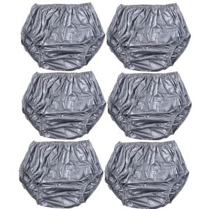 Plastic broek voor volwassenen, incontinentieslips, waterdichte veiligheidsbroek, wasbaar, herbruikbaar, PE luierbroek, eenvoudig aan en uit te trekken, bescherming broek ouderen, menstruatieondergoed