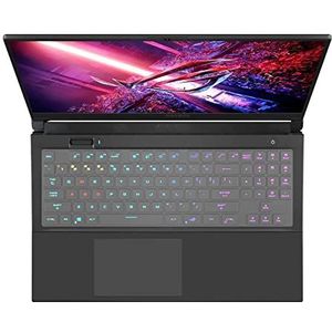 MiNGFi TPU toetsenbordbeschermer compatibel met ASUS ROG Zephyrus S17(2021) GX703 - Transparant