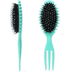 Curl Defining Brush Curl Hair Brush Curl Definieer Styling Brush voor het kammen en vormgeven van krullen in alle kapsels om trekken te verminderen