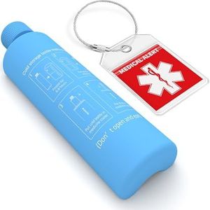 DISONCARE Ice Pack Flessenset Vervanging voor DISONCARE 60H 3Pens Medicine Insuline Cooler Travel Case