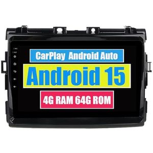 RoverOne Auto Stereo CarPlay Hoofd Unit voor Toyota Previa XR50 2006-2019 Android Auto Touchscreen Sat Navi Bluetooth WiFi Radio Speler