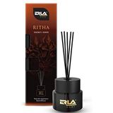 ERLA - Geurstokjes - 100 ml - Luchtverfrisser - Smokey Asher