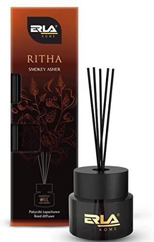 ERLA - Geurstokjes - 100 ml - Luchtverfrisser - Smokey Asher