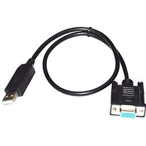 FTDI FT232RL CHIP USB NAAR 15-PINS VROUWELIJKE ADAPTER RS422 SERIEEL PROGRAMMA COMMUNICATIEKABEL Compatibel CT/B SERVO DRIVER T4 POORTKABEL (Size : 5M, Color : Black)