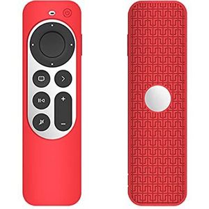 FTRONGRT Hoesje voor Apple TV 4K 2021 afstandsbediening, elastische siliconen, valbestendig en stootvast, lichtgewicht schokbestendige afstandsbediening beschermhoes voor Apple TV 4K 2021