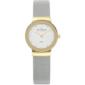 Skagen FREJA LILLE TWEE-TONE STALEN MESH HORLOGE