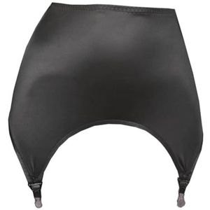 Vrouwen Sexy Lingerie Vintage Plus Maat Bandage Jarretel Kousenband Met 4 Riempjes Metalen Clips Voor Kousen(L)