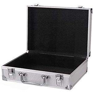 Flightcase ， Afsluitbare Draagtas ， Flightcase Aluminium Hardcase Aktetas Zilver Draagtas, for Microfoon Camera(S)