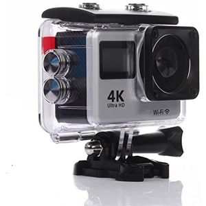 Actiecamera - 4K Ultra HD - Dubbel LCD - 16MP - Waterdicht tot 30M - Silver