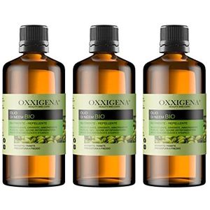 Oxxigena 100% zuivere biologische neemolie, 3 liter, koudgeperst, hydraterend, opbouwend, ideaal voor haar, huid, veganistisch, GMO-vrij