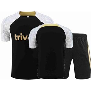 Uit- thuistruien 2024-2025 Voetbal T-shirt Jersey voor kinderen volwassenen,Jersey korte broek Voetbaltenue voor kinderen Sport T-shirt,Voetbal Trainingspakken Voetbal trainingsshirt,A,28#