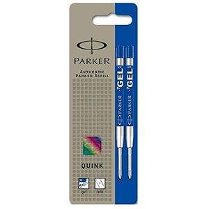 Parker Gel Ball Refill Twin Pack Medium Blauw