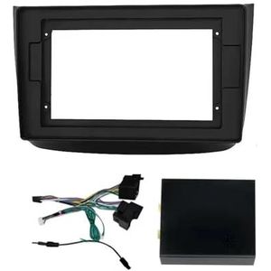 10 Inch Autoradio Fascia Stereo MP5-speler 2DIN Hoofdunit Paneelframe Voor Mercedes Voor Benz Voor Vito 2 / Voor Viano 2 W639 2003-2015 Auto Fascia Radio Paneel(Frame cable canbus)