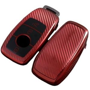 Autosleutel beschermhoes Voor A C E S G Klasse GLC CLE CLA GLB GLS W177 Carbon TPU Afstandsbediening Sleutel Case Cover Shell Voor W205 W213 W222 X167 Sleutel Shell(4)