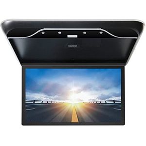 Draagbare dvd-speler voor videospelers op hoofdsteunen in auto's Voertuigvideospeler 19 inch automonitor 1080P plafonddakmontage Display HD LCD-scherm Draagbare multimedia TV MP5 FM HDMI USB met HD-ro