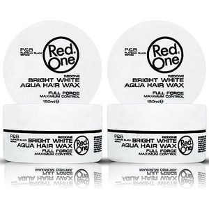 Red One White Full Force Hair Styling Wax 150ml Set van 2 Red Wax