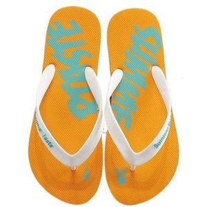 Doucheschoenen, Heren zomer slippers - Lichtgewicht strandslippers for buiten en thuis(Yellow,43 EU)
