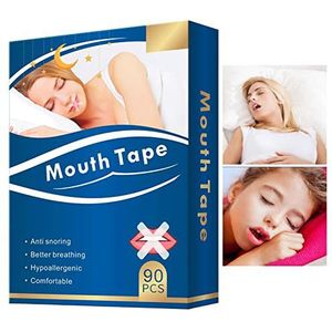 Snurkstrips mond - Slaapstrips Anti-snurkapparaten | Zachte mondstrip om te slapen Stop snurken Mondtape Mondslaapstrips om snurken te verminderen Delr