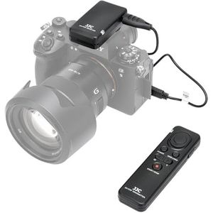 JJC 2.4G 100M Draadloze Video Remote Commander Kit voor Sony Alpha/Cyber-shot Camera's en Handycam Camcorders met Multi-terminal Vervangt Sony RMT-VP1K RMT-P1BT en RM-VPR1