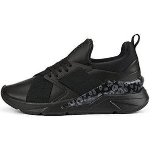 PUMA Muse X5 Sneakers voor dames, zwart, 41 EU, Puma zwart, 41 EU