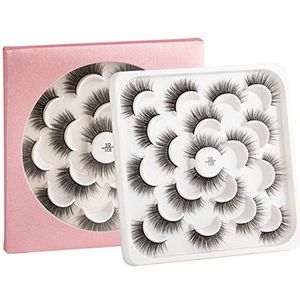 Valse wimper voor vrouwen - Comfortabele Eye LaContest, Feesten & Salons Lash Line (109)