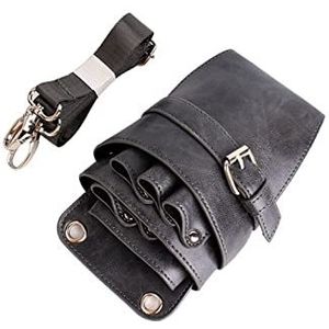 Haarverzorgingsgereedschap Heuptas van PU-leer Haarstyling for Kappers(Brown)