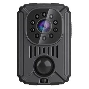 Draagbare DV-camera MD31 Mini PIR Video Body Camera Terug Clip Fotografie DV Smart Camera HD 1080P Recorder Bewegingsgeactiveerd Klein for Auto Nanny Cam(Only camera)