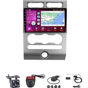 Android Double Din Car Stereo 9 Inch Touchscreen Autoradio Autotoebehoren Multimedia Stuurwielbediening met Navigatie Plug And Play Voor Ford Expedition 2012-2015(M100S WIFI 1G+16G)