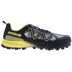 INOV8 Mudtalon Speed - Trailloopschoenen voor heren, Zwart/Geel, 12.5 Wide