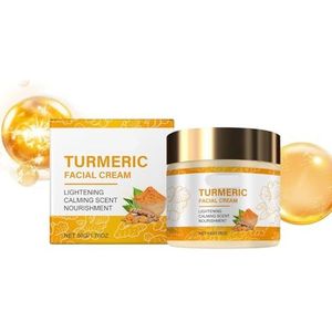 Kurkuma-verhelderende Crème, Hydraterende Gezichtscrème Met Kurkuma En Vitamine C For Een Stralende, Gevoede Huid(1PCs)