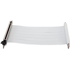 Grafische Kaart Verlengkabel, 180 Graden PCIE Verlengkabel Hoge Snelheid PCIE 3.0 X16 Eenvoudig Te Installeren Dual Reverse Connector Opvouwbaar voor Grafische Apparaten (70 cm)