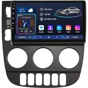Android 14 9 Inch Touchscreen Autoradio 2 Din voor Benz ML350 (W163) 2001-2005 met CarPlay & Android Auto Stuurbediening GPS Navigatie AHD Backup Camera Bluetooth (A, YS60 (8+128G))