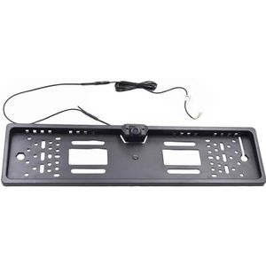 Solar WiFi-achteruitrijcamera (draadloos - zelfladend) in kentekenplaat 4,3 LCD-monitor