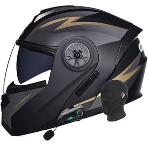 Systeemhelm Met Bluetooth, Met Luidspreker Microfoon, Geïntegreerde Motorhelm Met ECE, Integraalhelm Met Dubbel Vizier,Ruisonderdrukking, Multifunctioneel, Voor Volwassenen