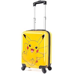Pokémon Kinderkoffer met wielen Bagagetas voor jongens en meisjes Reistas met handvat Kleine koffer met wielen Vakantiebenodigdheden voor kinderen