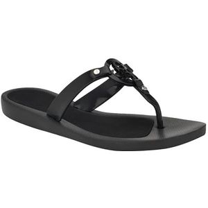 GUESS Tyana platte sandaal voor meisjes, Zwart 002, 37.5 EU