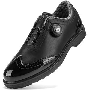 PENXZT Waterdichte golfschoenen voor heren en dames, waterdichte outdoor casual golfsneakers, antislip veterschoenen, allweather voor golftraining,D,39 EU