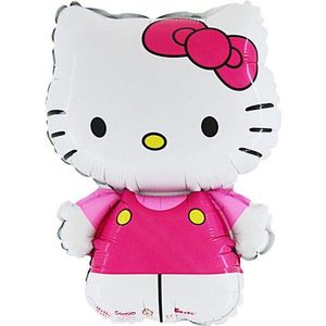 Toyland® 30 ""Hello Kitty gekleed in roze folie ballon