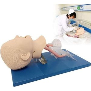 Airway Management Trainer Intubatie oefenpop, orale neusintubatie oefenpop Training Studie Onderwijs Model Airway Management Trainer PVC Demo met slang voor intubatietraining