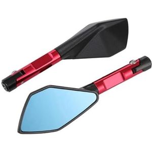 Motorfiets Achteruitkijkspiegels Achteruitkijkspiegel Reflector Spiegel Achteruitkijkspiegel Voor Kawasaki Z650 Z750 Z800 Z1000 Z900 ER-6N ER-6F(ROOD)