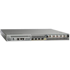 Cisco ASR 1001 router met ethernet/LAN, grijs – aangesloten routers (00U, Mbit/s, 10/100/DDR4-(X), AES, IPSEC, grijs, 1U, 250 W)