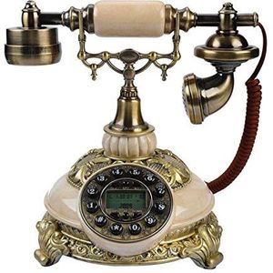 Retro Vintage vaste telefoon Eenknopsbediening Vaste telefoon voor thuis op kantoor