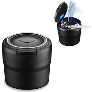 Draagbare asbak met LED-lampje voor Hyundai i10 i20 i30 i40 ix20 ix25 ix35 ix55 HB20, Auto Geurproef Reisasbak Rookvrije Voertuigasbak