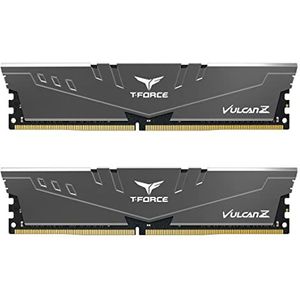 TEAMGROUP T-Force TLZGD464G3600HC18JDC01 Vulcan Z DDR4-kit (2 x 32 GB), 3600 MHz (PC4-28800) CL18 Desktop Geheugenmodule RAM, Grijs