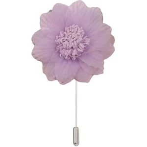 Gouden zijde, sneeuwbloemen, reverse naalden, nieu 9 * 10CM Salie Groene Zilveren Satijnen Bloem Revers Pin Badge Bloem Roos Bloem/Roos Revers Pin Broche Pin(Purple,6PCS)