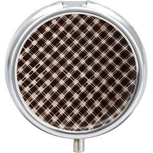 Bruin En Wit Pil Case Reizen Pil Container Mini Reizen Geneeskunde Tablet Vitamine Houder Organizer Geneeskunde Kabeljauw Leverolie Opslag