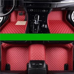 Vrachtmatten Custom Car Floor Mat For Jeep For Wrangler Custom Foot Parts Leather Panel Liner Carpet Rug Interior Accessorie(Color12)