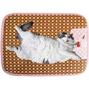 Hondenkoelbed - Zomerkoelmat & slaapmat - Hondenkratmat Kattenkoelmat voor bank/bed/vloer/autostoelen, geen water nodig Leryveo
