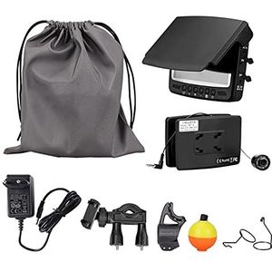 Onderwaterviscamera, 4,3 inch 100 0TVL Onderwater viszoeker vissen camera 8 stks infrarood lamp camera lichten uit functie visvinder IP68 Waterbestendig(25M-NO Record)