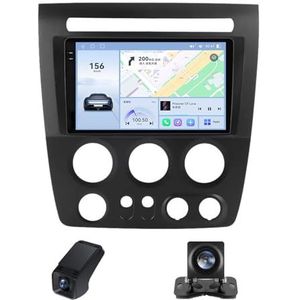 Android 14 2Din Autoradio geldt voor Hummer H3 1 2005-2010 Ingebouwd CarPlay/Android auto/DSP-processor/GPS-navigatie/FM WIFI RDS-radio-Bluetooth 10 Duim Touch screen/Stuurbediening(C20Plus)